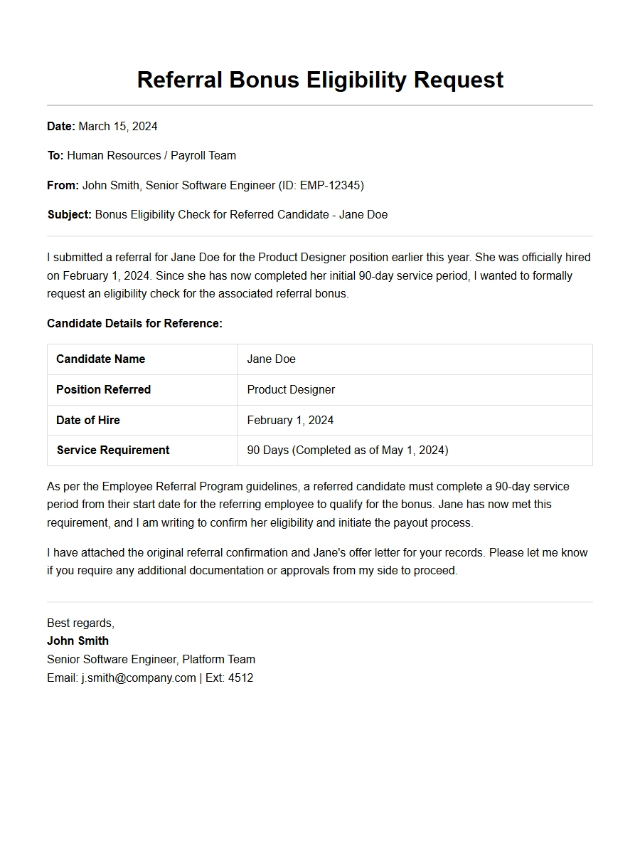 Apology Regarding Referral Bonus Eligibility