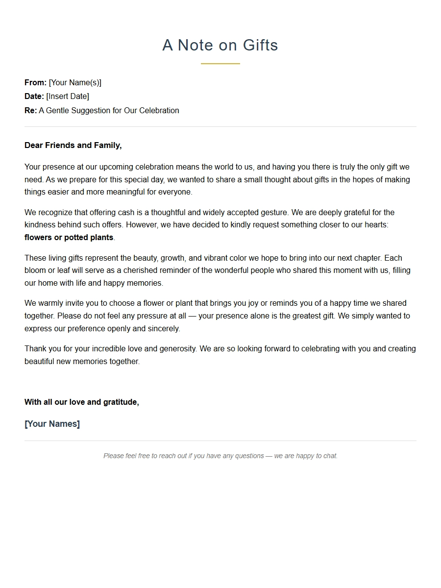 How to Offer Flowers Instead of Cash in a Condolence Letter