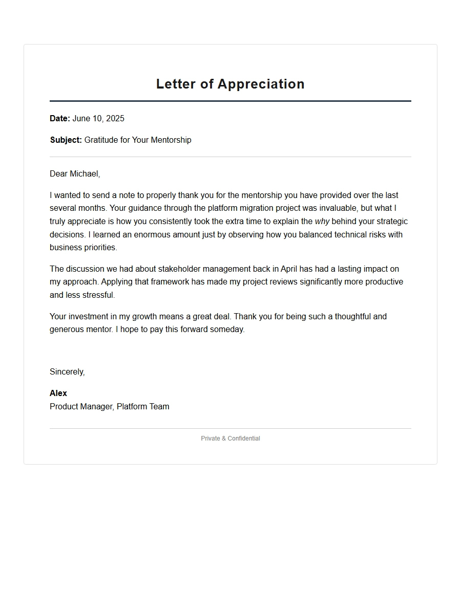 Thanking a Mentor for Guidance: Sample Messages