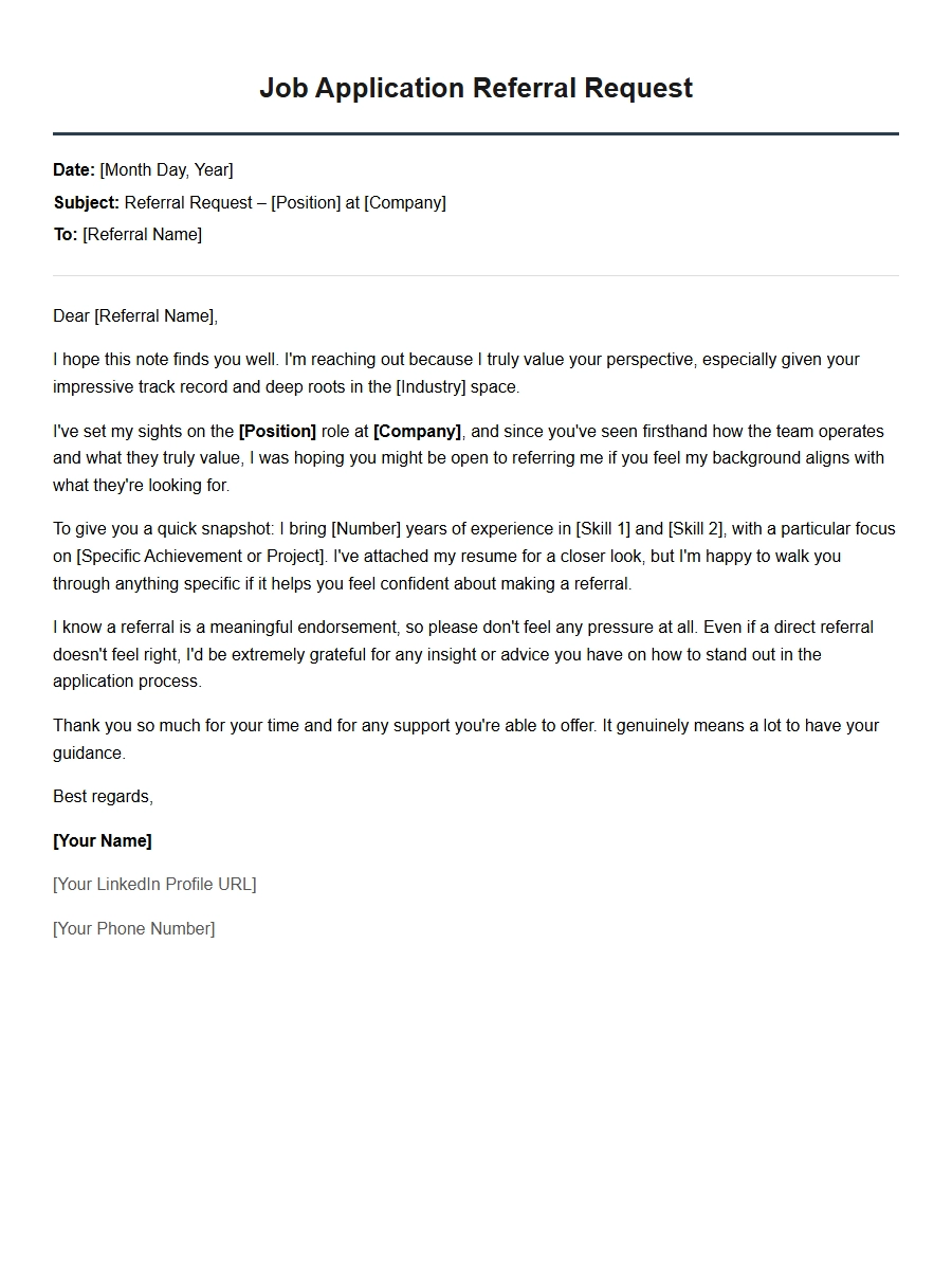 How to Request a Referral for a Job Application