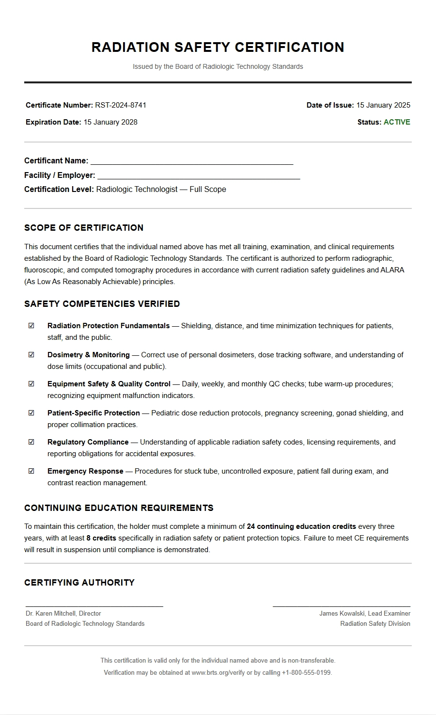 Recommendation Letters