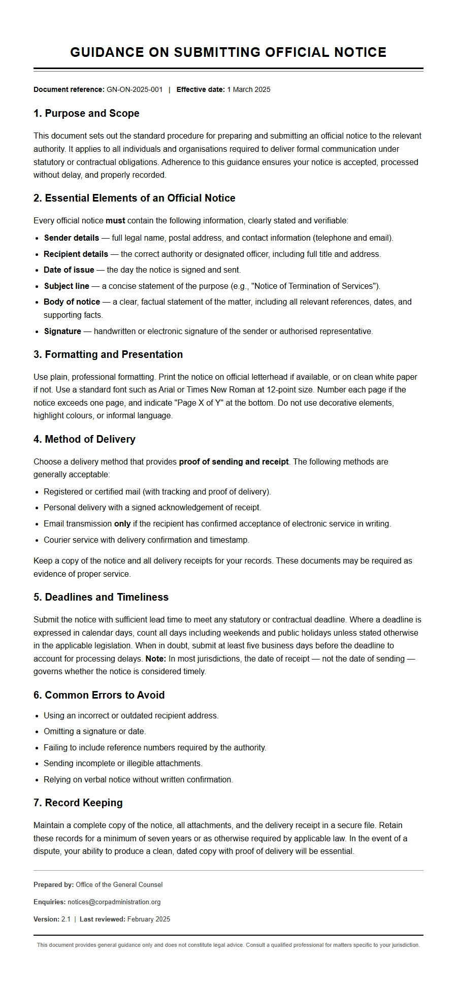 Professional Guide to Submitting Resignation Notice